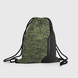 Рюкзак-мешок Камуфляж РОССИЯ с железной вставкой, цвет: 3D-принт