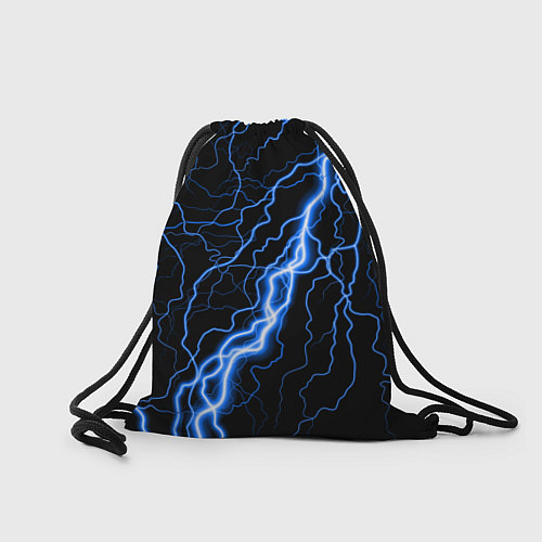 Мешок для обуви Радужные друзья Синий молния / 3D-принт – фото 2