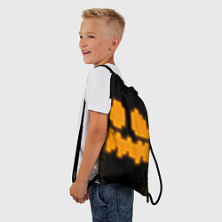 Рюкзак-мешок Неон Тыква - Майнкрафт, цвет: 3D-принт — фото 2