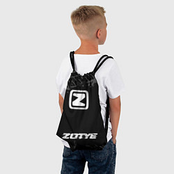 Рюкзак-мешок Zotye speed шины на темном: символ, надпись, цвет: 3D-принт — фото 2