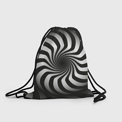 Рюкзак-мешок Объёмная спираль - оптическая иллюзия, цвет: 3D-принт