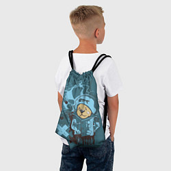 Рюкзак-мешок Медведь-капитан, цвет: 3D-принт — фото 2