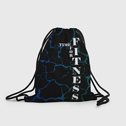 Рюкзак-мешок Время для фитнеса, цвет: 3D-принт