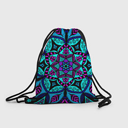 Рюкзак-мешок Яркая цветная мандала, цвет: 3D-принт