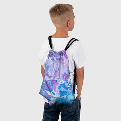 Рюкзак-мешок Абстрактные разводы краски, цвет: 3D-принт — фото 2