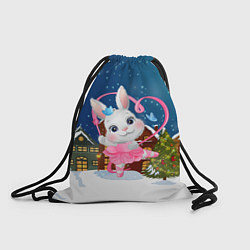 Рюкзак-мешок Зайка балерина, цвет: 3D-принт