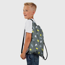 Рюкзак-мешок Лица и фигуры рисованные, цвет: 3D-принт — фото 2