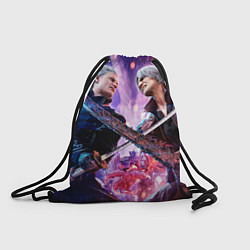 Рюкзак-мешок Vergil vs Dante, цвет: 3D-принт