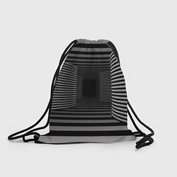Рюкзак-мешок Коридор - оптическая иллюзия, цвет: 3D-принт