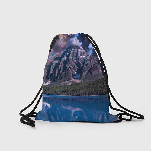 Мешок для обуви Горы и лес у озера / 3D-принт – фото 2