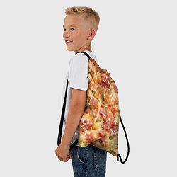 Рюкзак-мешок Вкусная пицца, цвет: 3D-принт — фото 2