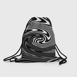 Мешок для обуви Black and white abstract pattern