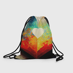 Рюкзак-мешок Your heart, цвет: 3D-принт
