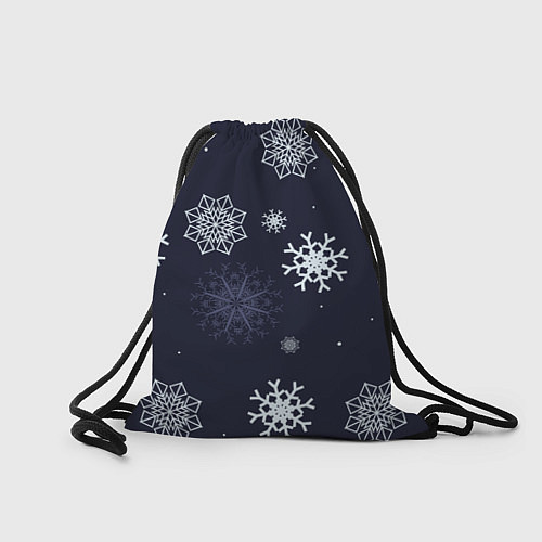 Мешок для обуви Снежная ночь / 3D-принт – фото 2