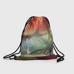 Рюкзак-мешок Destiny пейзаж джунглей, цвет: 3D-принт