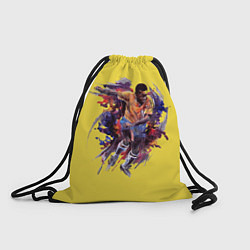 Рюкзак-мешок Бразильский футболист Пеле 10, цвет: 3D-принт