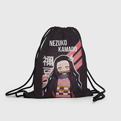 Рюкзак-мешок Клинок, рассекающий демонов - персонаж Незуко Кама, цвет: 3D-принт