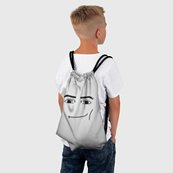 Рюкзак-мешок Роблокс Гигачад лицо, цвет: 3D-принт — фото 2