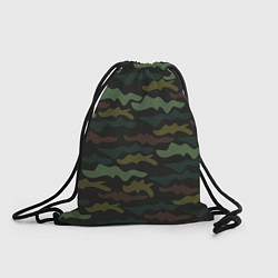 Рюкзак-мешок Камуфляж хакки, цвет: 3D-принт