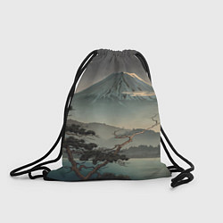Рюкзак-мешок Великий вулкан Фудзияма, цвет: 3D-принт