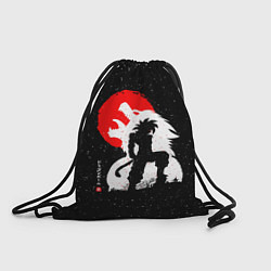 Рюкзак-мешок Dragon Ball красная луна и Гоку, цвет: 3D-принт