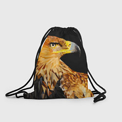 Рюкзак-мешок Орёл полигональный, цвет: 3D-принт