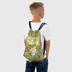 Рюкзак-мешок Бывалый рыбак, цвет: 3D-принт — фото 2