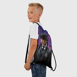 Рюкзак-мешок Wednesday Addams, цвет: 3D-принт — фото 2