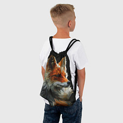Рюкзак-мешок Шикарная лиса, цвет: 3D-принт — фото 2