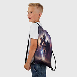 Рюкзак-мешок Космический рыцарь, цвет: 3D-принт — фото 2