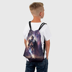 Рюкзак-мешок Космический рыцарь, цвет: 3D-принт — фото 2