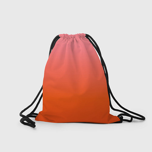 Мешок для обуви Оранжево-розовый градиент / 3D-принт – фото 2