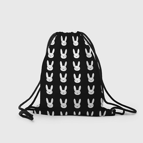 Мешок для обуви Bunny pattern black / 3D-принт – фото 2