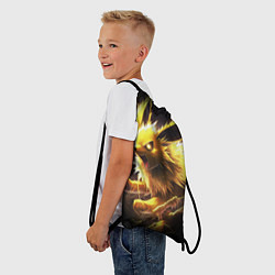 Рюкзак-мешок Покемон Джолтеон и молния, цвет: 3D-принт — фото 2