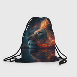Рюкзак-мешок Звездный лев нейросеть, цвет: 3D-принт