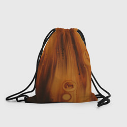 Рюкзак-мешок Абстрактная огненно-деревянная броня, цвет: 3D-принт