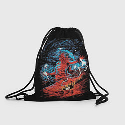 Рюкзак-мешок Перун бог громовержец, цвет: 3D-принт