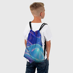 Рюкзак-мешок Эстетика волн, цвет: 3D-принт — фото 2