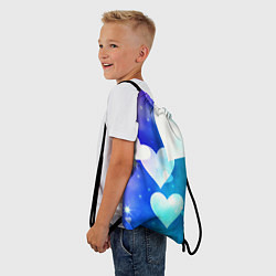 Рюкзак-мешок Dreamy Hearts Multicolor, цвет: 3D-принт — фото 2