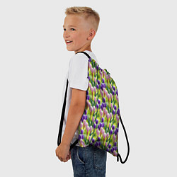 Рюкзак-мешок Весенние крокусы, цвет: 3D-принт — фото 2