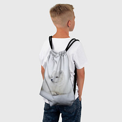 Рюкзак-мешок Полярная лисичка, цвет: 3D-принт — фото 2