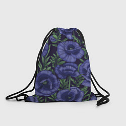 Рюкзак-мешок Анемоны, цвет: 3D-принт