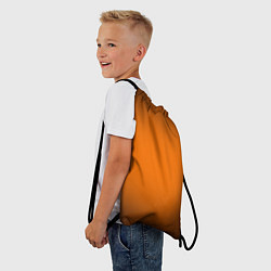 Рюкзак-мешок Кислотный оранжевый с градиентом, цвет: 3D-принт — фото 2