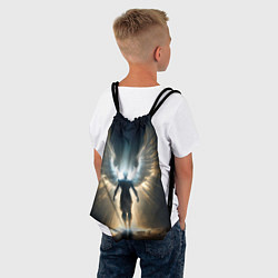 Рюкзак-мешок Парящий мужчина ангел, цвет: 3D-принт — фото 2