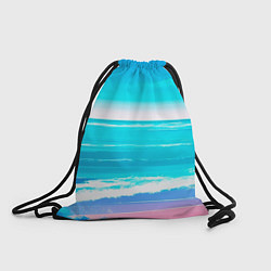Рюкзак-мешок Морской бриз-арт, цвет: 3D-принт