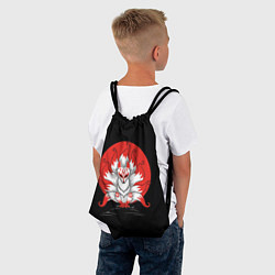 Рюкзак-мешок Иллюстрация кицунэ, цвет: 3D-принт — фото 2