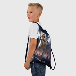 Рюкзак-мешок Котогром, цвет: 3D-принт — фото 2