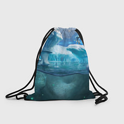 Рюкзак-мешок Subnautica - КРАБ на леднике, цвет: 3D-принт