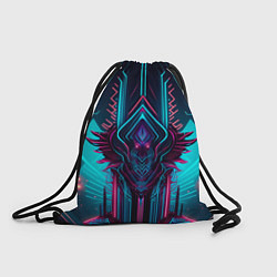Рюкзак-мешок Кибернетический узор дракона, цвет: 3D-принт