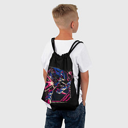 Рюкзак-мешок Кибер-Соник с алмазом, цвет: 3D-принт — фото 2